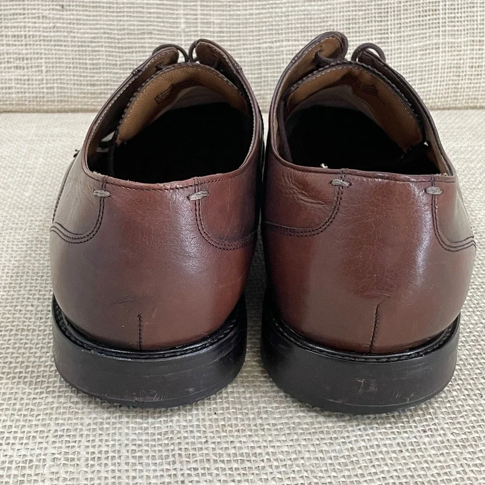 Florsheim Mens Brown Leather Cap Toe Derby Dress‎ Shoes 13159-208 Size 13 D